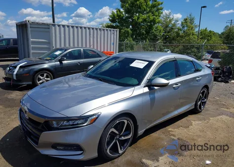 2020 Honda Accord Sport из США, поврежденный, VIN 1HGCV1F30LA142306